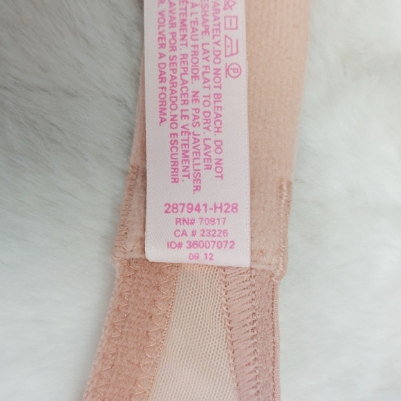 Victoria's Secret Pink Lace Padded Adjustable Straps Comfy Bra P1882 - Picture 5 of 6